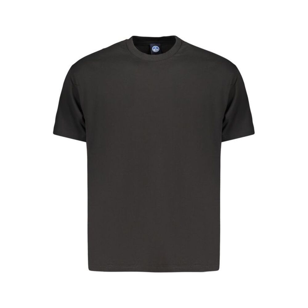 North Sails Black Cotton Men's T-Shirt